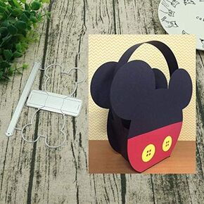 1 Pcs Mouse Basket Cutting Dies,DIY Scrapbooking Artist Metal Cutting Dies Stencils Christmas Stencils for DIY Scrapbook Paper Card Decorative Craft Embossing Die Cuts New 2019