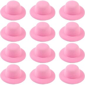 12 PCS Mini Top Hat Miniature Hats Hats Doll Doll Colorful