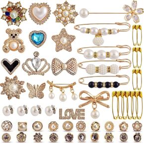 55pcs سحر جورب ، سحر الأحذية للنساء الأحذية الرياضية ، سحر للجوارب ، الملابس ، دبابيس سحر اللؤلؤ لديكور ذي طوق قبعة للنساء