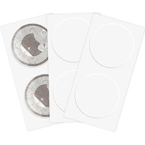 20 Pcs NFC Tags Sticker NTAG215 Chip Anti-Metal NFC Stickers Adhesive Labels Transparent RFID Tags Rewritable 504 Bytes Memory Suitable for All NFC-Enabled Devices and Smartphones