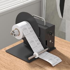 Automatic Label Rewinder Label Rewinding Machine 38/40/76mm Core Holder, Speed Adjustable Label Rewinder Two-Way Rewinding 180mm Label Roller Machine Synchronize with Printer (R3 Pro)
