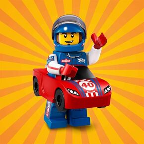 LEGO Series 18 Minifigure Minifigure - Race Car Guy (71021)