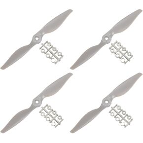 Meccanixity 13x6.5 Propeller RC Propellers 2 Vane Blades Props Gray مع حلقات محول للطائرات الكهربائية ، حزمة 4