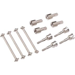 RC Dog Bone Drive Shaft,RC Dogbone Adapter Diff Cup Joint Axle as RC Car Truck Parts Replacement,RC Diff Cup Joint for WLtoys A949 A959 A969 A979 K929 and Other 1/18 RC Car(Silver)