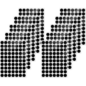 Red Round Labels 0.75 Inch Vinyl Dot Stickers Self-Adhesive Removable Color Coding Decals Waterproof Circle Tag for Office Home Inventory 700 PCS in Kuwait