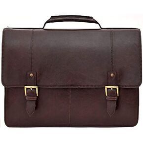 Hidesign Charles Large Double Gusset Leather 17" Laptop Compatible Briefcase