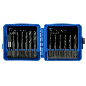 GMTOOLS 60PCS Tap and Die Set, Metric Standard Size M3 to M12, Threading Tool Set with Complete Accessories and Storage Case, Tap Die Kit for Threading and Rethreading Internal and External Threads