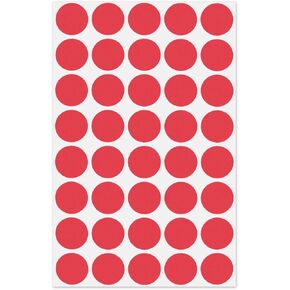 Sunburst Systems 7063 Color Coding Dots 1000 Count Label Sticker ، Dots Color Sticker ، ملصق أسعار فارغ ، لوازم المكتب والفصول الدراسية ، المرجان in Kuwait