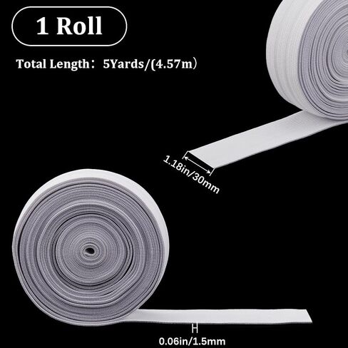 GORGECRAFT 10 Yards 28mm Wide Non-Slip Elastic Ribbon Wave Silicone Elastic Gripper Band Tape Stretch Rubbers Elastic Straps Belt Waistband for DIY Garment Sewing Crafts Sports Shorts, Coconut Brown in Kuwait