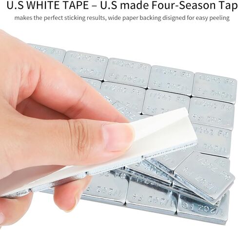 Eisen 1oz,Stick on Adhesive Wheel Weights,144pcs,36strips/Box,Zinc in Kuwait