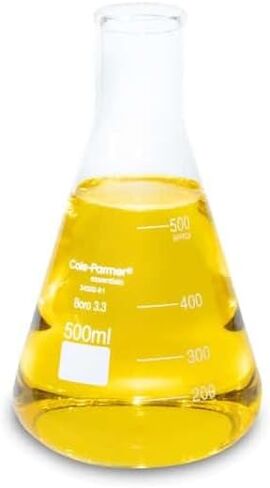 Cole-Parmer Erlenmeyer Flask, Glass, 125 mL, 12/PK in Kuwait