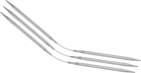 uxcell 3Pcs Size US 2.5 (3mm) Double-Pointed Flexible Knitting Needles 9 Inch(23cm) Stainless Steel Needle for Handmade Projects DIY Knitting in Kuwait