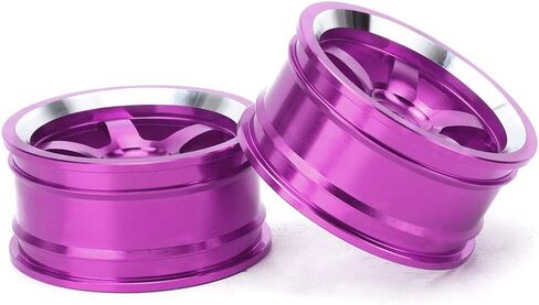 RC Wheel Hubs, 4Pcs Aluminum Alloy, Purple, for 1/10 RC Car, HSP 94, Sakura D4 Compatible in Saudi Arabia