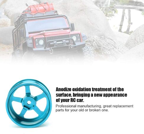 RC Wheel Hubs ، سبيكة الألمنيوم 4pcs ، الأرجواني ، لسيارة RC 1/10 ، HSP 94 ، Sakura D4 متوافقة in Saudi Arabia