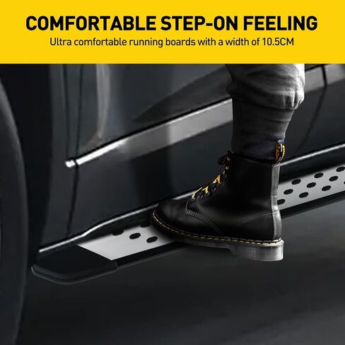 KYX Running Boards fit for 2014-2019 Toyota Highlander, Aluminum Alloy Car Door Side Steps Nerf Bars Truck Boards Step Rails in Kuwait