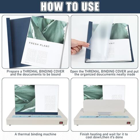 10 أجهزة كمبيوتر أغطية ربط حرارية ، 8.5 × 11 بوصة الحرف ، 1 بوصة العمود الفقري يحتفظ 240 ورقة ، واضحة ورقة التقرير خلفية غطاء مناسب لعرض مكاتب المدارس (أسود) in Kuwait