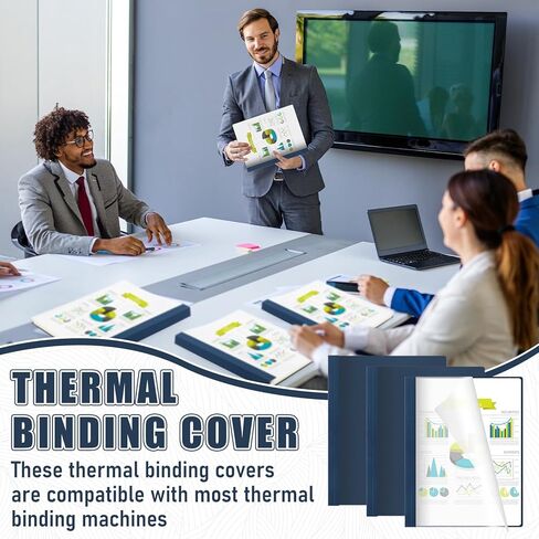 10 أجهزة كمبيوتر أغطية ربط حرارية ، 8.5 × 11 بوصة الحرف ، 1 بوصة العمود الفقري يحتفظ 240 ورقة ، واضحة ورقة التقرير خلفية غطاء مناسب لعرض مكاتب المدارس (أسود) in Kuwait