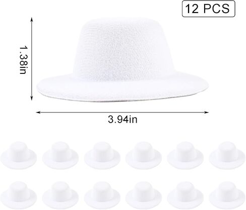 12 PCS Mini Top Hat Miniature Hats Hats Doll Doll Colorful in Kuwait