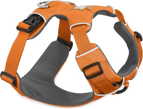Ruffwear ، تسخير الكلب في المدى الأمامي ، قشور كل يوم مبطن ناعم مع مقاطع مقود مزدوجة ، قابلة للتعديل وخفيفة الوزن للتدريب أو المشي لجميع الكلاب ، الرمادي الشفق ، المتوسط in Kuwait