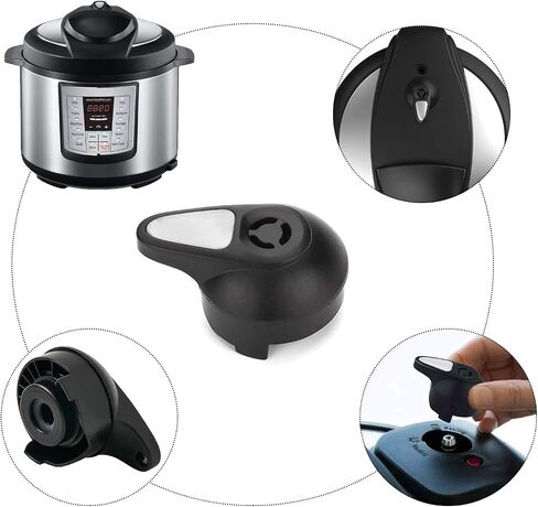 Steam Release Handle, Original Float Valve Replacement Parts with 3 Silicone Caps for Instant Pot Duo/Duo Plus 3, 5, 6 Quart, Duo Mini 3 Qt, Duo50 5 Qt, Duo/Duo plus 60 6 Qt by ZYLONE in Saudi Arabia
