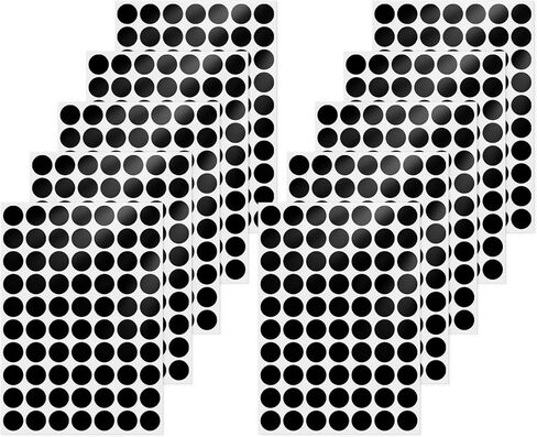 Red Round Labels 0.75 Inch Vinyl Dot Stickers Self-Adhesive Removable Color Coding Decals Waterproof Circle Tag for Office Home Inventory 700 PCS in Kuwait