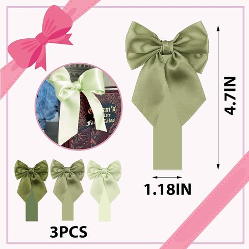 Pink Satin Bow Lowmark الذكرى السنوية كتاب Coquete Mark Mini White Satin Ribbon Bows Seques Bowknot لمحبي الكتب صياغة الخياطة in Saudi Arabia