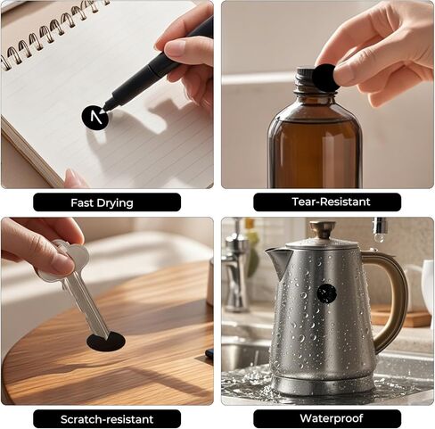 Red Round Labels 0.75 Inch Vinyl Dot Stickers Self-Adhesive Removable Color Coding Decals Waterproof Circle Tag for Office Home Inventory 700 PCS in Kuwait