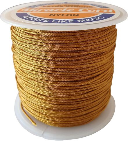 سوار خيط نايلون 0.8 ملم صنع سلسلة من المجوهرات متعددة الاستخدامات مضفر قلادة الديكور الفنون الحرف اليدوية للرياح قوية (أسود ، 49 ياردة) in Kuwait