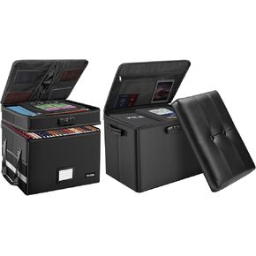 DocSafe File Box+Fireproof Storage Ottoman with Lock