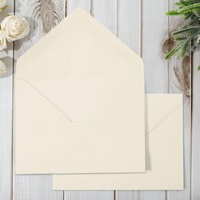 Whaline 50pcs A7 دعوة الأظرف تعيين بطاقات Gerting Card Card Envory