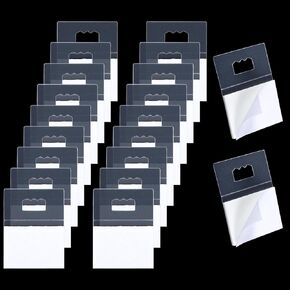 20pcs شماعات صورة لاصقة ، خطافات معلقة من لوحة الرغوة بدون أظافر ، شماعات صور صافية من البلاستيك لخلف الإطارات ، شماعات لزجة للملصقات ، صورة صورة للحمام