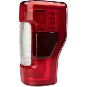 Tail Light Assembly Compatible With Ford F250 F350 F450 F550 Super Duty 2017 2018 2019 Left Driver Side Rear Taillight Tail Lamp LED Brake Lamp (with Blind Spot)