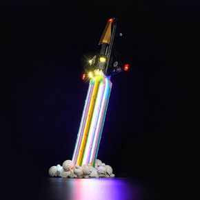 طقم إضاءة لـ LEGO Over the Moon 10391 ، تصميم إضاءة LED المبتكرة وتكوينه متوافق مع نموذج لبنات LEGO 10391 - لم يتم تضمين مجموعة النموذج