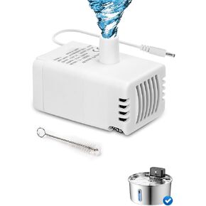 مضخة نافورة ماء Cat ، مضخة بديلة لـ 3.2L FESTER FESTER FESTER FOUNTAIN FOUNTAIN ، محرك مغفلات النافورة الهادئة للغاية JY-YB200 مع IPX8 ، استهلاك منخفض الطاقة