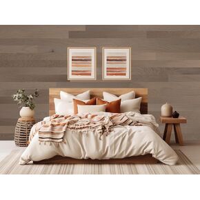 Timberchic 100 ٪ Wood Real Wood - ألواح جدران قشرة وناعمة متميزة لديكور الجدران الداخلية - ألواح الجدران اللاصقة DIY (عرضها 4 " - 20 قدم مربع ، قائمة)