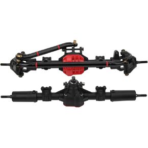 SCX10 Axles Axial SCX10 Axle 25×12×5 Front Rear Straight Complete Axle with 2pcs Metal Drive Shaft Fit for 1 10 Axial SCX10 I SCX10 II RC Car