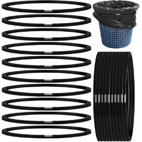 20 PCS CAN GARBAGE نطاقات ، يمكن أن تتناسب أشرطة مطاطية مرنة مرنة من 13 إلى 30 جالونًا ، وأشرطة حلقة خزانة نطاقات النفايات في الهواء الطلق.