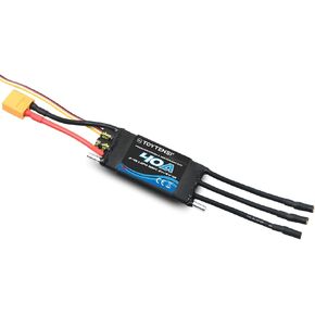 40A 2-4S تبريد الماء ESC البحري بدون فرشاة لقارب RC مع رصاصة 3.5 مم وموصلات XT60