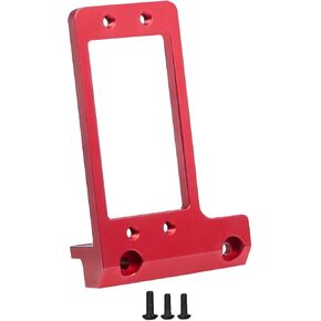 جبل الخفافيش الأمامي للألومنيوم ل 1/10 RC Crawler Car Capra F9 DIY LCG Offset Portal Axle Adgrade Parts (Red)
