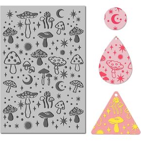 Arbuya Polymer Clay Mushroom Selects for أقراط صنع المجوهرات ، حصيلة Moon Moon Moon Style لمشاريع طين البوليمر