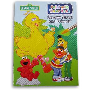 Elmo and Friends - Bert ، Ernie Paint with Water Book