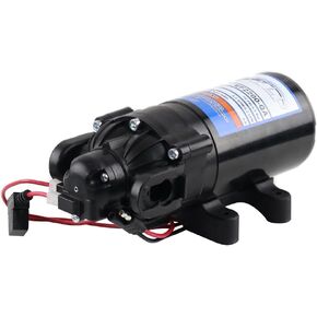 Everflo EF7000-QA-BOX 7.0 Gpm 12V Diaphragm Pump, QA Ports, Black in Saudi Arabia