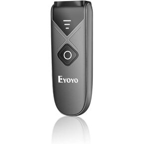 Eyoyo Barcode Scanner, Mini Portable Barcode Reader with USB Wired 2.4G Wireless Connection 1D 2D QR PDF417 Data Matrix Image Scanner