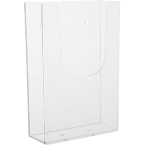 NUOBESTY Display Stand 6x5 Panflet Document Stand Accessories Brochures Stand Flyer Magazine Support Supplies Office Shelves Hanging Rack Mural File Organizer Transparent File Holder Can