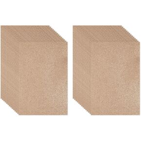 Patikil 30sheets صفراء إيفا إيفا براقة ورقة 11.8 × 7.9 بوصة 2 ملم مع ورقة الرغوة الحرف البريق الخلفية للادة اللمسات للادة اللمسات للاصوص على الحرف اليدوية DIY