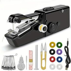 Mini Portable Sewing Machine, Best 2024, Black, Plastic, Battery Powered, Sewing Machines