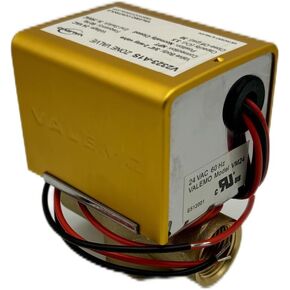 Valemo V2323-A1S Motorized Zone Valve, 2-way, 3/4" Threaded NPT, Normally Closed, 24 VAC with End Switch, PEX adapter ready