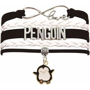HCChanshi Penguin Bracelet Infinity Love Penguin Jewelry Bracelet For Adult Penguin Lovers, Vacation, Party, Penguin Themed Gifts