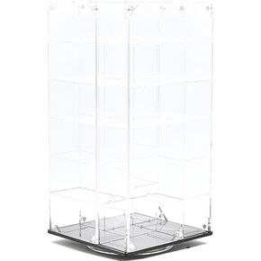 Showcase 24 Car Display Desktop Spinner with Cover Mijo Exclusives for 1/64 Scale Models MJ17032
