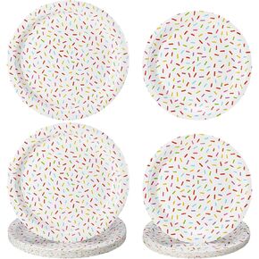 Zhehao 48 PCS 2 Sister Confetti Sprinkles Prinkles Set Set Sprinkles Paper Paper Decorations لحضور حفلات الزفاف لمستلزمات حفلة عيد ميلاد (7 بوصات ، 9 بوصات)